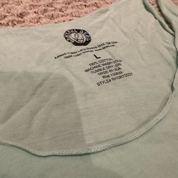 Great full dead skull Navaho tank top mint green - Picture 3 of 3